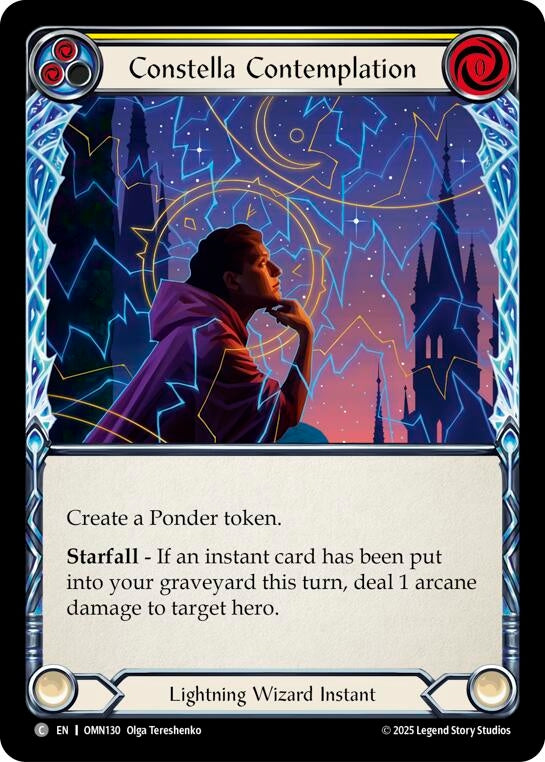 Image for Constella Contemplation (Yellow) (OMN130) (Omens of the Third Age) - Flesh and Blood TCG