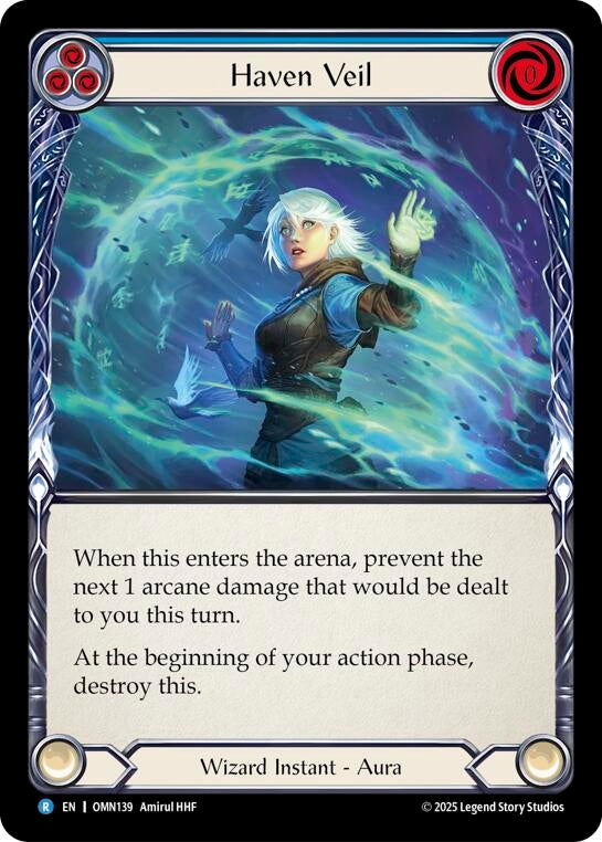 Image for Haven Veil (Blue) (OMN139) (Omens of the Third Age) - Flesh and Blood TCG