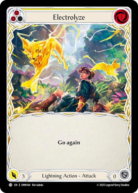 Image for Electrolyze (Yellow) (OMN164) (Omens of the Third Age) - Flesh and Blood TCG