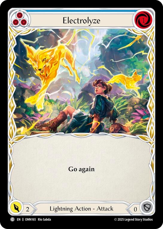 Image for Electrolyze (Blue) (OMN165) (Omens of the Third Age) - Flesh and Blood TCG