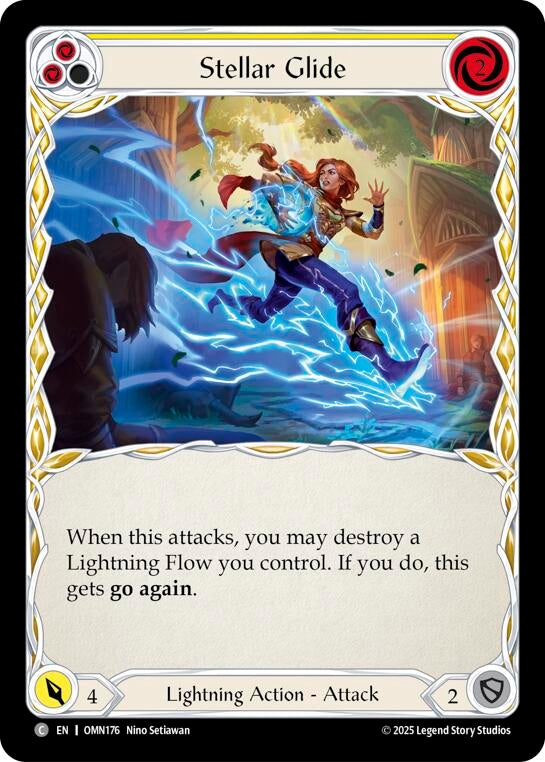Image for Stellar Glide (Yellow) (OMN176) (Omens of the Third Age) - Flesh and Blood TCG