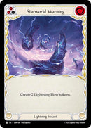 Image for Starworld Warning (Yellow) (OMN188) (Omens of the Third Age) - Flesh and Blood TCG