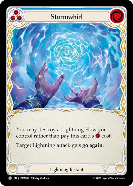 Image for Stormwhirl (Blue) (OMN192) (Omens of the Third Age) - Flesh and Blood TCG