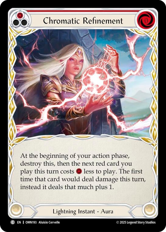 Image for Chromatic Refinement (Red) (OMN193) (Omens of the Third Age) - Flesh and Blood TCG