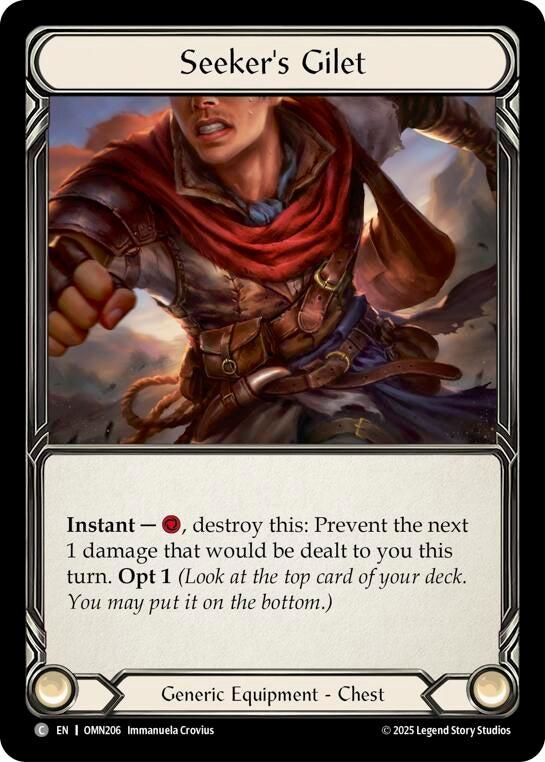 Image for Seekers Gilet (OMN206) (Omens of the Third Age) - Flesh and Blood TCG