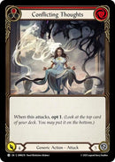 Image for Conflicting Thoughts (Red) (OMN219) (Omens of the Third Age) - Flesh and Blood TCG