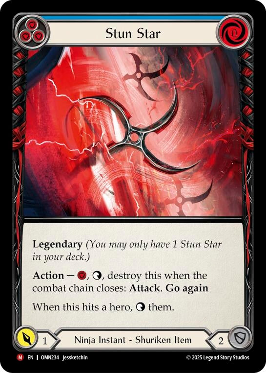 Image for Stun Star (Blue) (OMN234) (Omens of the Third Age) - Flesh and Blood TCG
