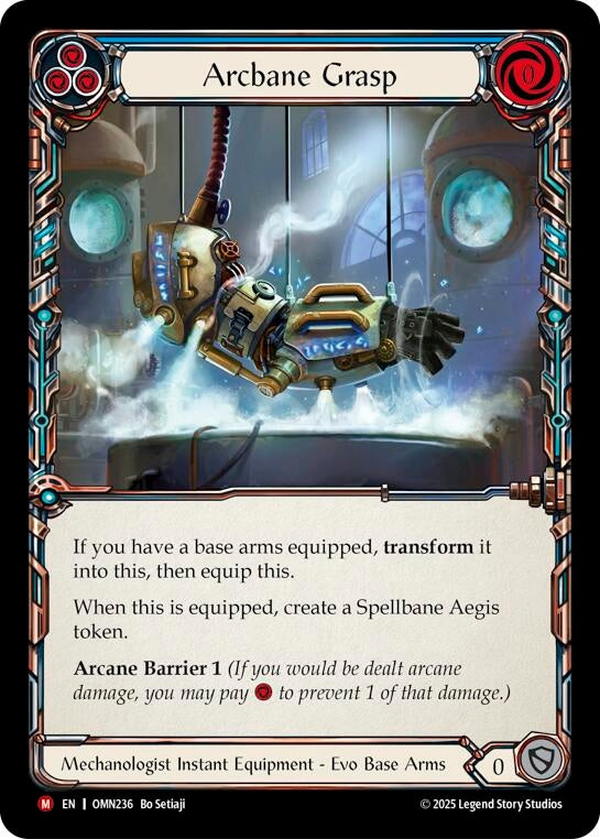 Image for Arcbane Grasp (Blue) (OMN236) (Omens of the Third Age) - Flesh and Blood TCG