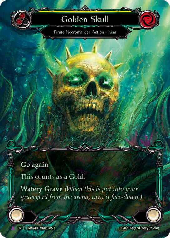 Image for Golden Skull (Yellow) (Marvel) (OMN240) (Omens of the Third Age) - Flesh and Blood TCG