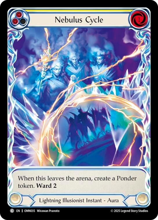 Image for Nebulus Cycle (Yellow) (Extended Art) (OMN035) (Omens of the Third Age) - Flesh and Blood TCG