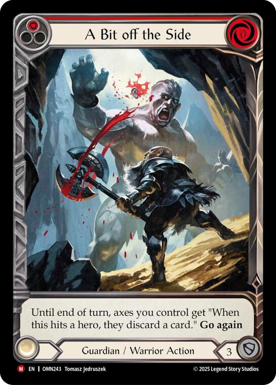 Image for A Bit Off The Side (Red) (Extended Art) (OMN243) (Omens of the Third Age) - Flesh and Blood TCG