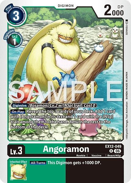 Image for Angoramon (EX12-049 R) (Digital World Shambala) (EX-12) - Digimon Card Game