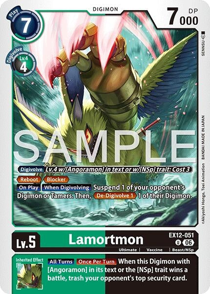 Image for Lamortmon (EX12-051 U) (Digital World Shambala) (EX-12) - Digimon Card Game