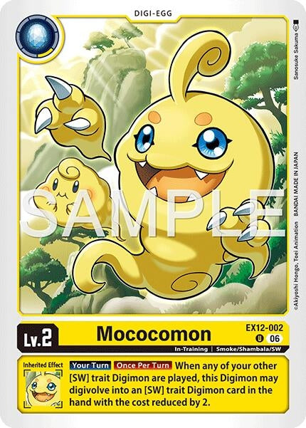 Image for Mococomon (EX12-002 U) (Digital World Shambala) (EX-12) - Digimon Card Game