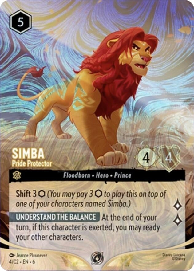 Image for Simba - Pride Protector (Foil) (4) (Disney Lorcana Promo Cards) - Disney Lorcana