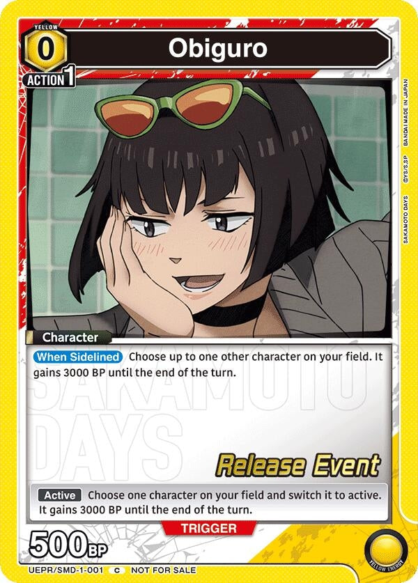 Image for Obiguro (Release Event) (UE19BT/SMD-1-001) (UE19BT: SAKAMOTO DAYS Release Event Cards) - Union Arena