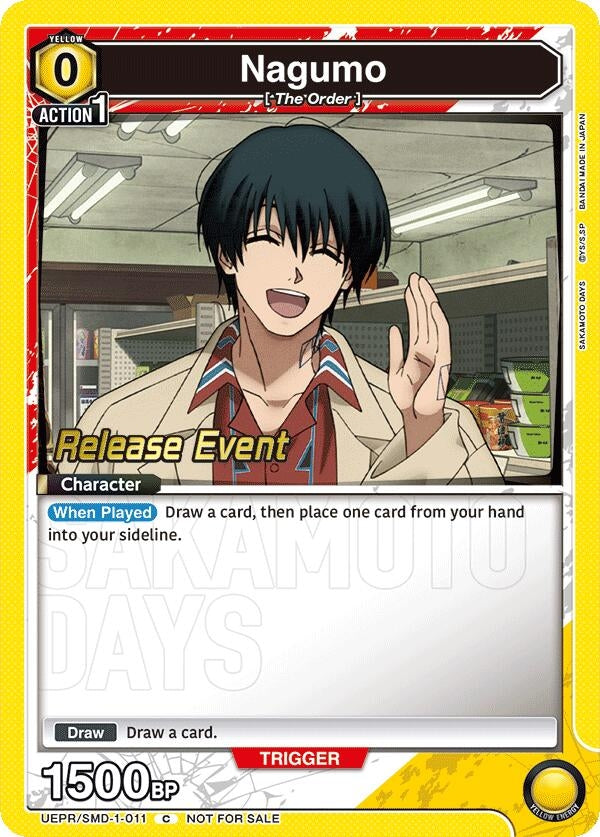 Image for Nagumo (011) (Release Event) (UE19BT/SMD-1-011) (UE19BT: SAKAMOTO DAYS Release Event Cards) - Union Arena