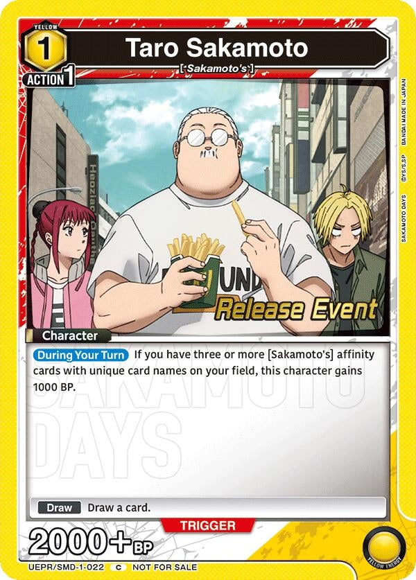 Image for Taro Sakamoto (022) (Release Event) (UE19BT/SMD-1-022) (UE19BT: SAKAMOTO DAYS Release Event Cards) - Union Arena