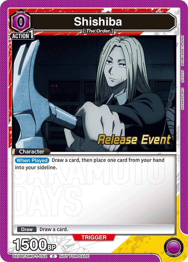 Image for Shishiba (052) (Release Event) (UE19BT/SMD-1-052) (UE19BT: SAKAMOTO DAYS Release Event Cards) - Union Arena