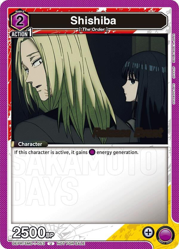 Image for Shishiba (053) (Release Event) (UE19BT/SMD-1-053) (UE19BT: SAKAMOTO DAYS Release Event Cards) - Union Arena