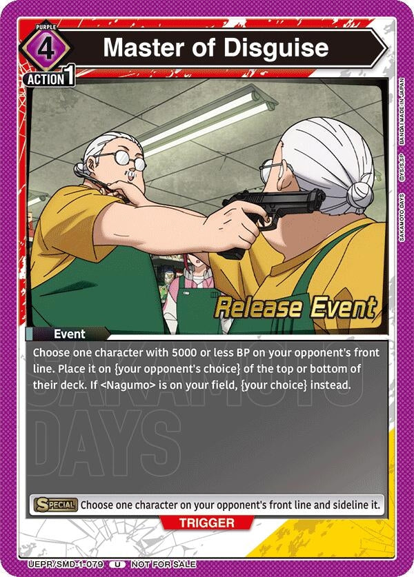 Image for Master of Disguise (Release Event) (UE19BT/SMD-1-079) (UE19BT: SAKAMOTO DAYS Release Event Cards) - Union Arena