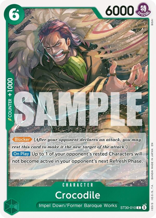 Image for Crocodile (ST30-010) (Starter Deck EX: Luffy & Ace) - One Piece Card Game