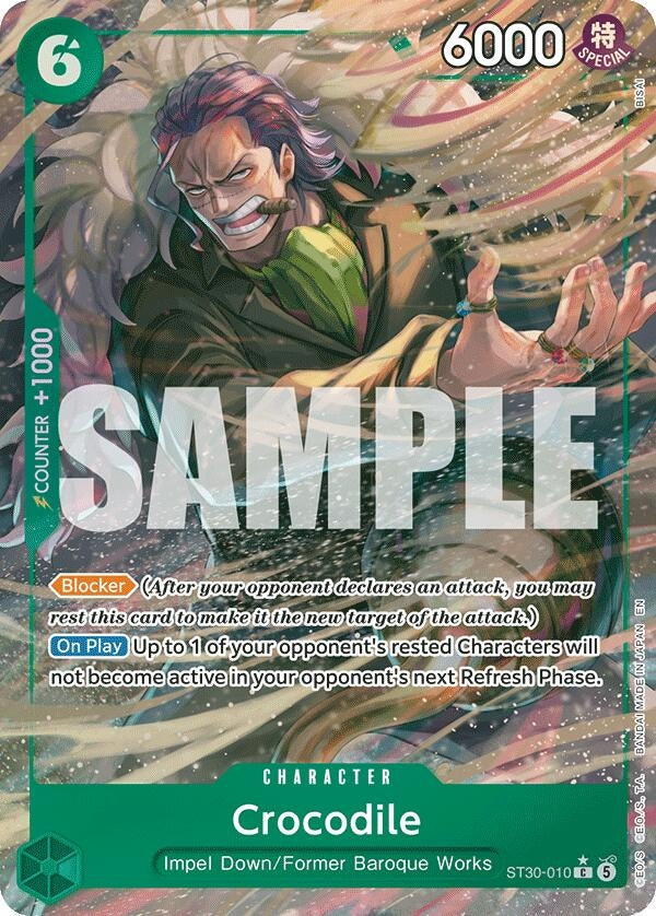 Image for Crocodile (Full Art) (ST30-010) (Starter Deck EX: Luffy & Ace) - One Piece Card Game