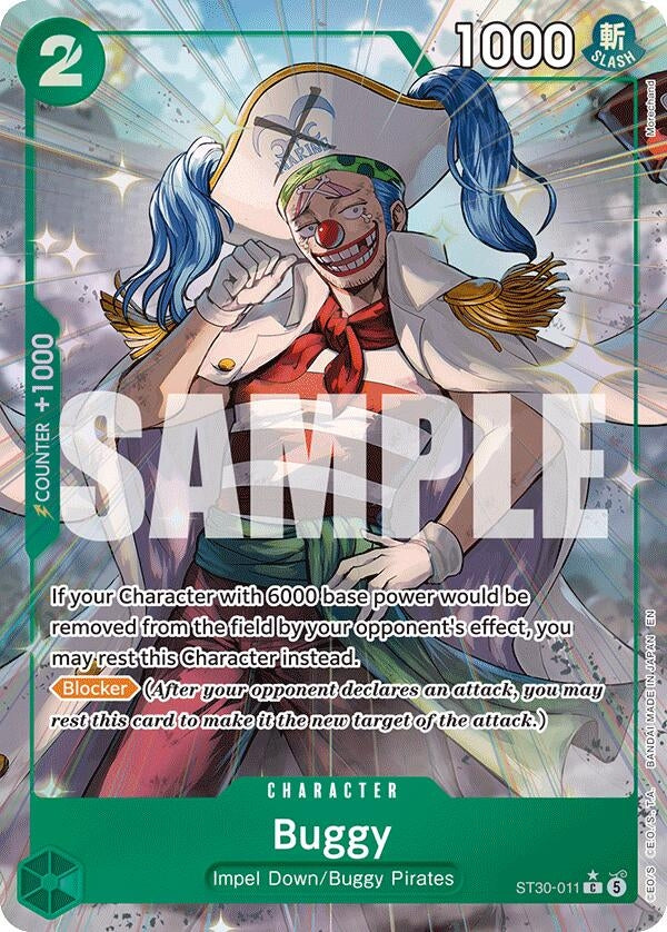Image for Buggy (Full Art) (ST30-011) (Starter Deck EX: Luffy & Ace) - One Piece Card Game