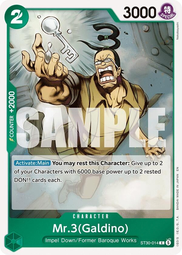Image for Mr.3(Galdino) (ST30-014) (Starter Deck EX: Luffy & Ace) - One Piece Card Game