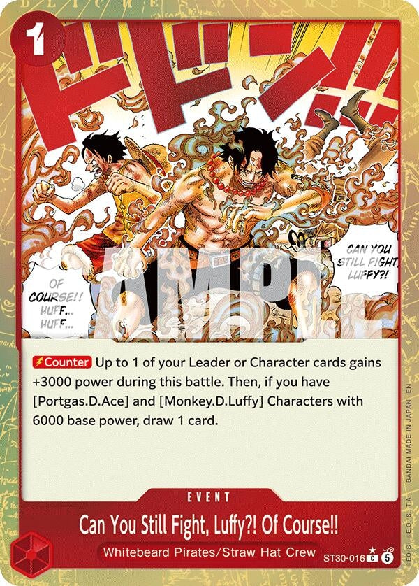 Image for Can You Still Fight, Luffy?! Of Course!! (Parallel) (ST30-016) (Starter Deck EX: Luffy & Ace) - One Piece Card Game