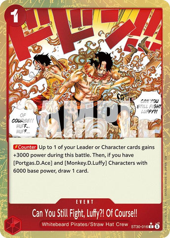 Image for Can You Still Fight, Luffy?! Of Course!! (Parallel) (ST30-016) (Starter Deck EX: Luffy & Ace) - One Piece Card Game