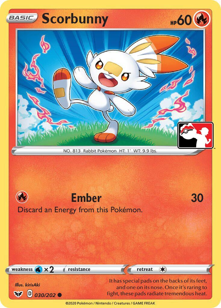 Image for Scorbunny (Library Exclusive) (031/202) (Miscellaneous Cards & Products) - Pokemon
