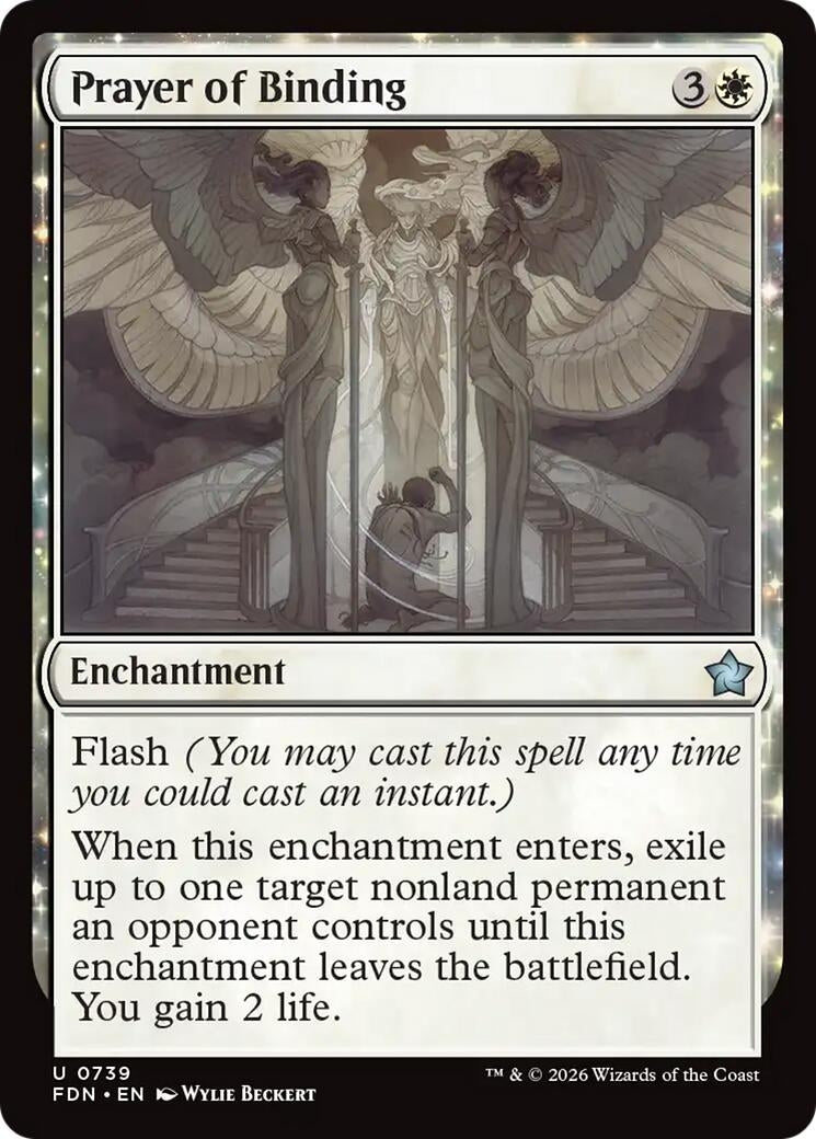 Image for Prayer of Binding (0739) (739) (Foundations) - Magic: The Gathering