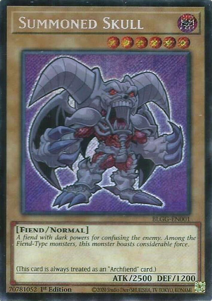 Image for Summoned Skull (BLGG-EN001) (Battles of Legend: Glorious Gallery) - YuGiOh