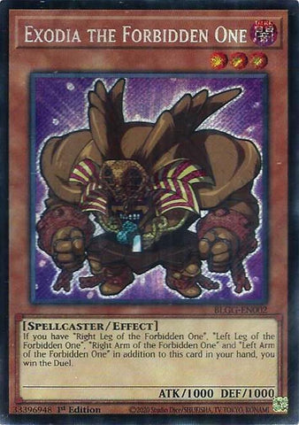Image for Exodia the Forbidden One (BLGG-EN002) (Battles of Legend: Glorious Gallery) - YuGiOh