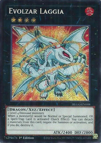 Image for Evolzar Laggia (BLGG-EN008) (Battles of Legend: Glorious Gallery) - YuGiOh