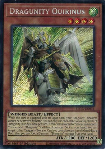 Image for Dragunity Quirinus (BLGG-EN011) (Battles of Legend: Glorious Gallery) - YuGiOh
