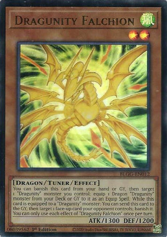 Image for Dragunity Falchion (BLGG-EN012) (Battles of Legend: Glorious Gallery) - YuGiOh
