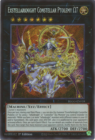 Image for Exstellarknight Constellar Ptolemy Omega 7 (BLGG-EN018) (Battles of Legend: Glorious Gallery) - YuGiOh