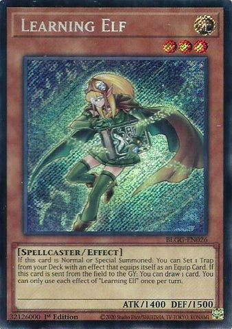 Image for Learning Elf (BLGG-EN026) (Battles of Legend: Glorious Gallery) - YuGiOh