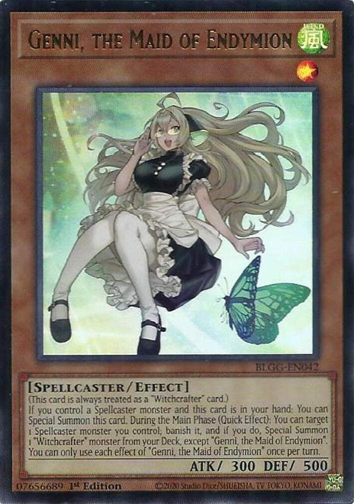 Image for Genni, the Maid of Endymion (BLGG-EN042) (Battles of Legend: Glorious Gallery) - YuGiOh