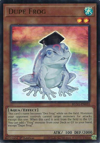 Image for Dupe Frog (BLGG-EN055) (Battles of Legend: Glorious Gallery) - YuGiOh