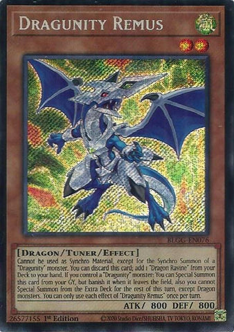 Image for Dragunity Remus (BLGG-EN076) (Battles of Legend: Glorious Gallery) - YuGiOh