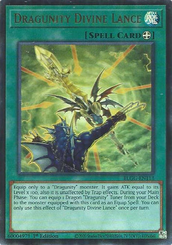 Image for Dragunity Divine Lance (BLGG-EN113) (Battles of Legend: Glorious Gallery) - YuGiOh