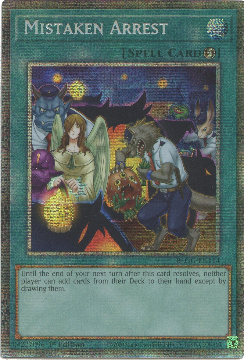 Image for Mistaken Arrest (Starlight Rare) (BLGG-EN114) (Battles of Legend: Glorious Gallery) - YuGiOh