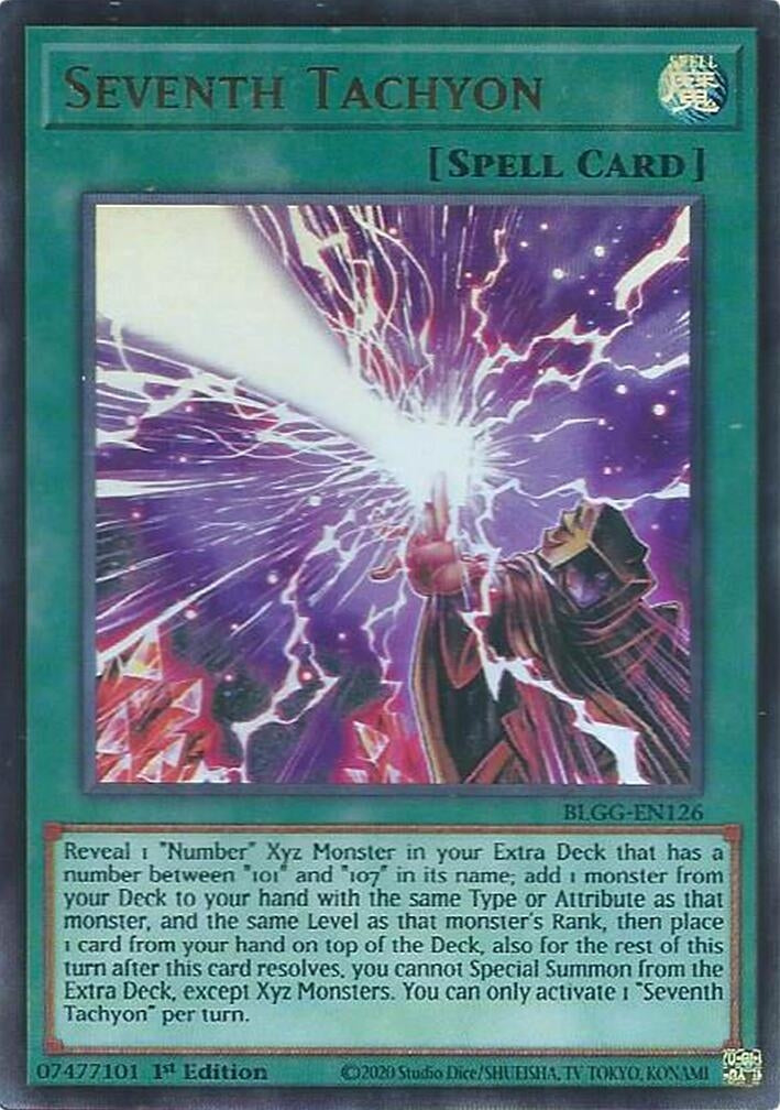 Image for Seventh Tachyon (BLGG-EN126) (Battles of Legend: Glorious Gallery) - YuGiOh