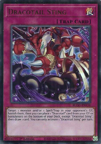 Image for Dracotail Sting (BLGG-EN136) (Battles of Legend: Glorious Gallery) - YuGiOh