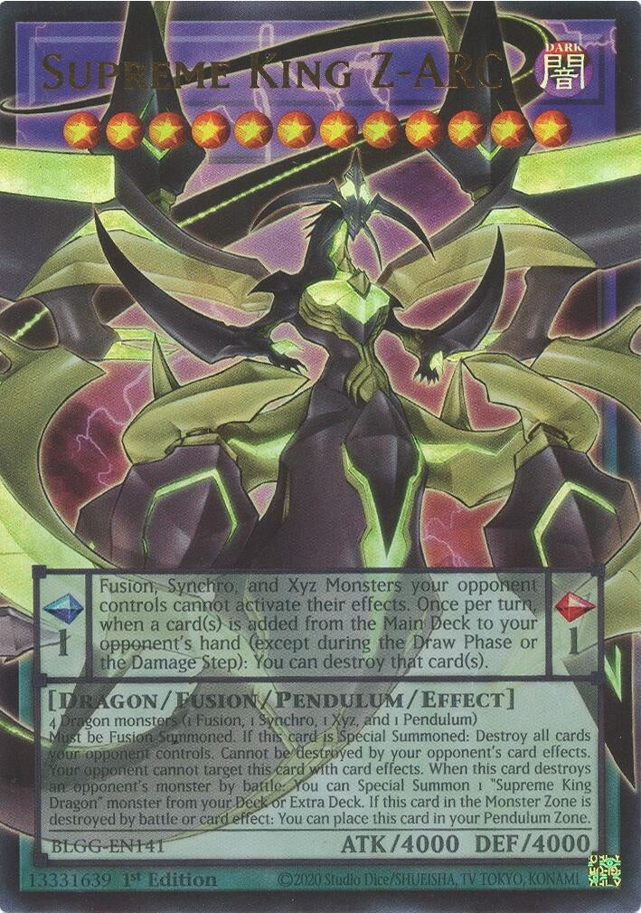 Image for Supreme King Z-ARC (BLGG-EN141) (Battles of Legend: Glorious Gallery) - YuGiOh