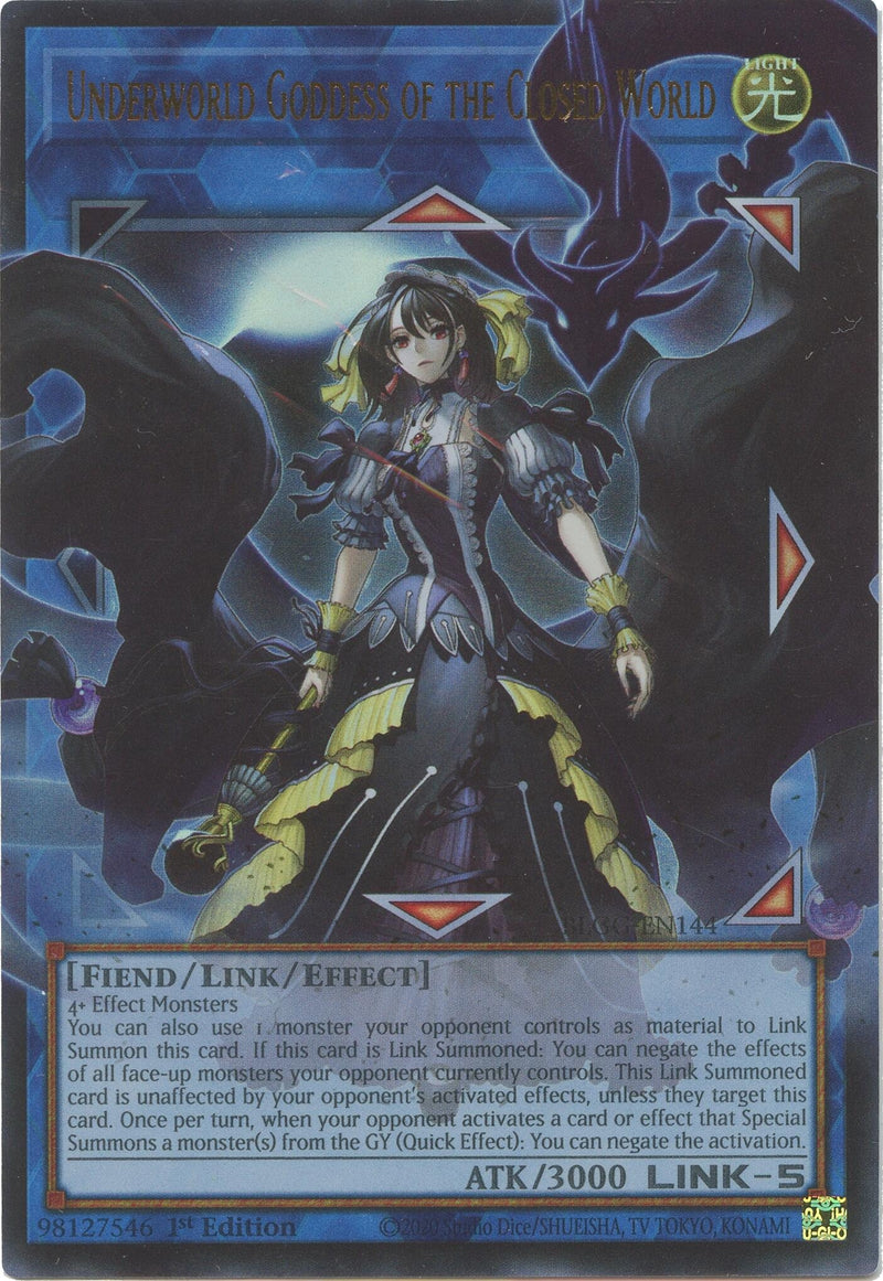 Image for Underworld Goddess of the Closed World (BLGG-EN144) (Battles of Legend: Glorious Gallery) - YuGiOh