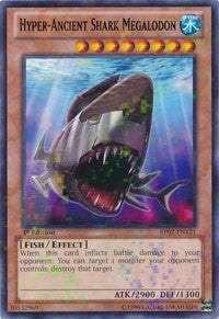 Hyper Ancient Shark Megalodon Mosaic Rare (BP02-EN121) [BP02]